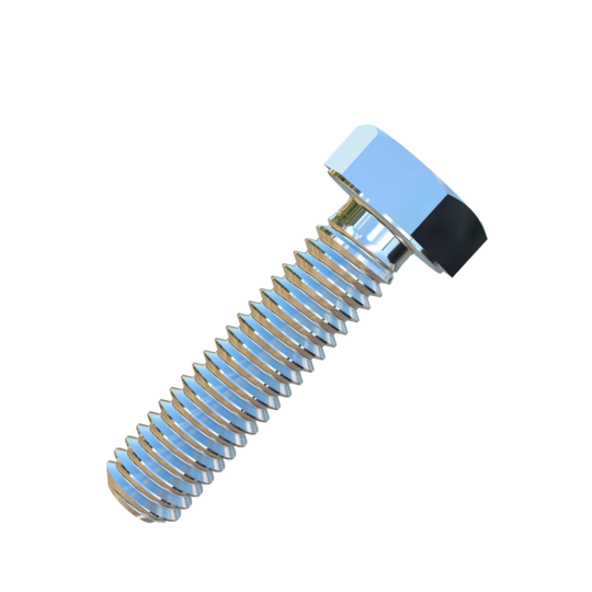 Titanium 5/16-18 X 1-1/4 UNC Fully Threaded Allied Titanium Hex Head Bolt and No Dimple (Full DFAR)